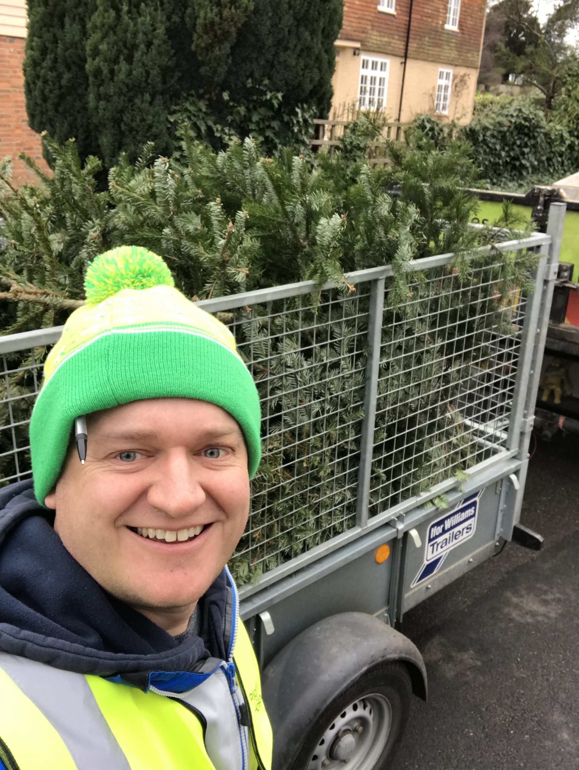 Christmas Tree Recycling Ashford Pilgrims Hospices