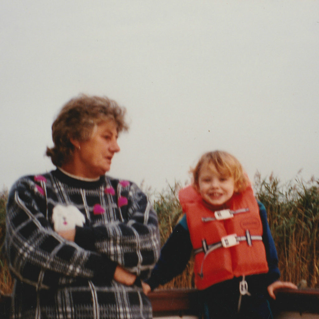 Me & My Nan Norfolk Broads 1994 Square