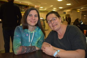 Donna Lee Norton (41) And Jane Hedges (49) Whitstable In Honour Of And Motivated By Donna Lee's Friend Who Was Cared For At PHC And Died Week Before Firewalk