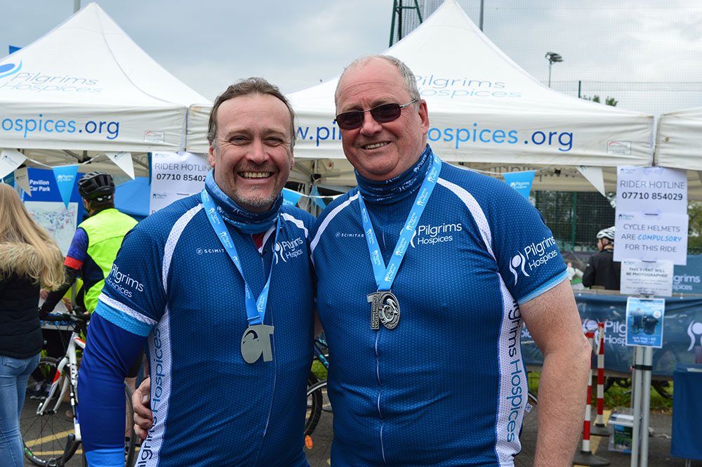 pilgrims hospice bike ride 2020