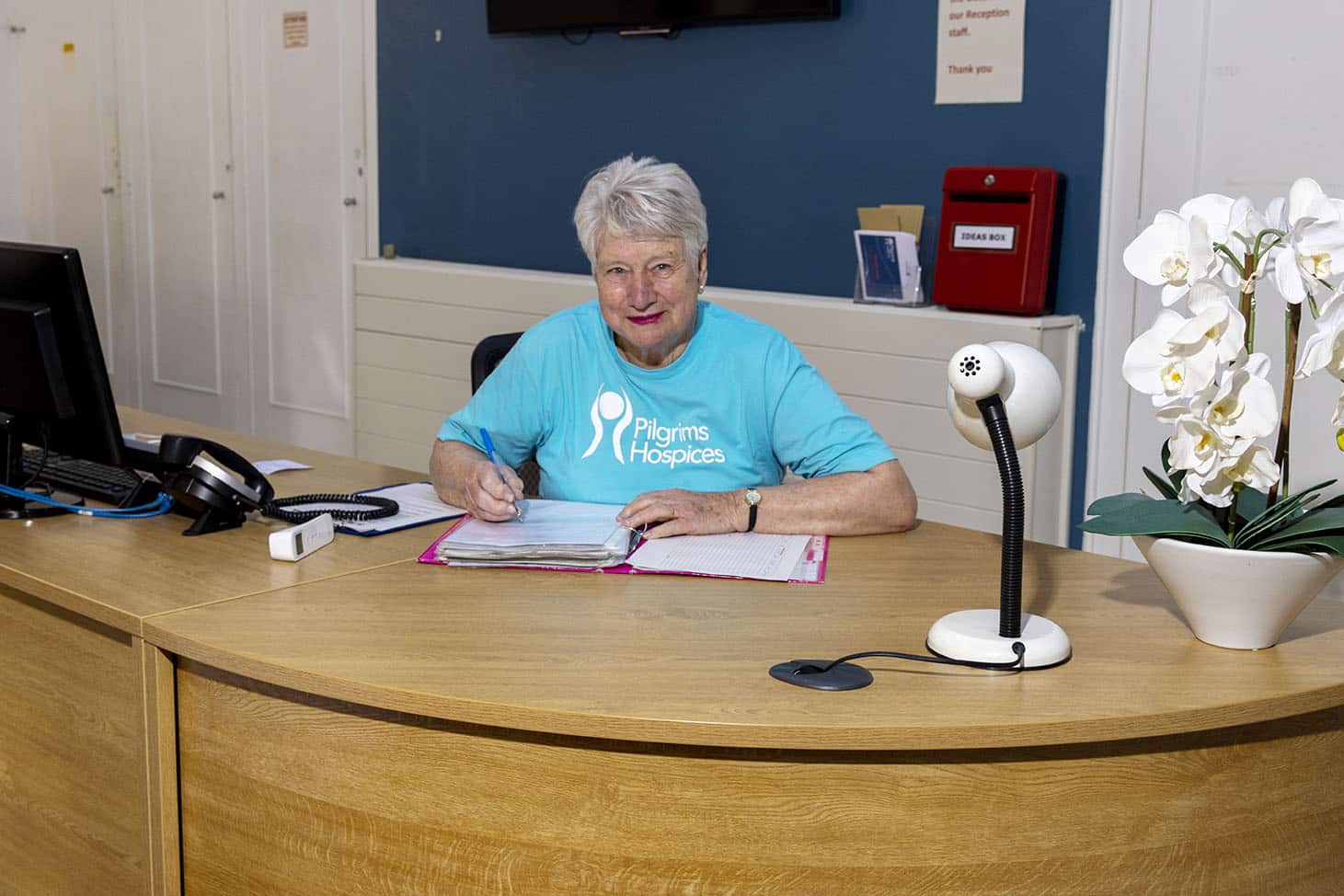 Volunteer Receptionist Ashford Pilgrims Hospices