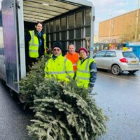 Tree Recycling Pilgrims Crew And FCC Ashford