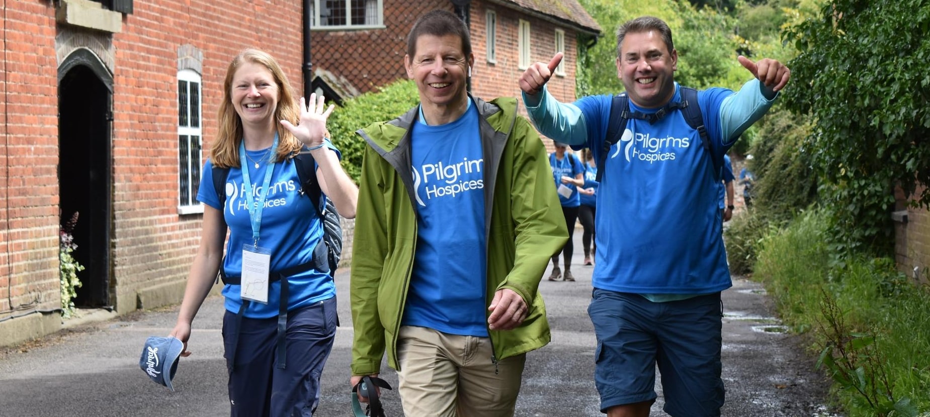 Stepping in Style Hundreds hike the Pilgrims Way Challenge, raising