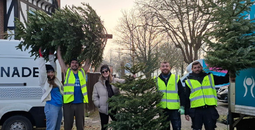 Pilgrims Hospices' Christmas Tree Recycling campaign raises record ...