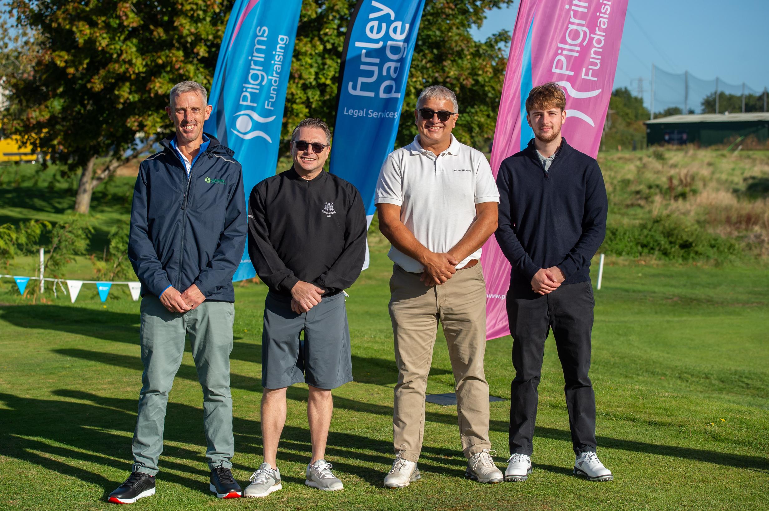 2. Bourne To Garden And Cathedral Electrical Team Colin North, David Butt, Keith Witten And Luke Gower