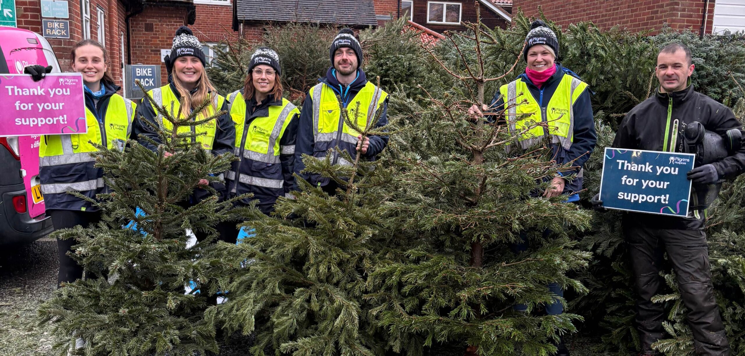 Pilgrims Hospices' Christmas Tree Recycling campaign raises a record ...